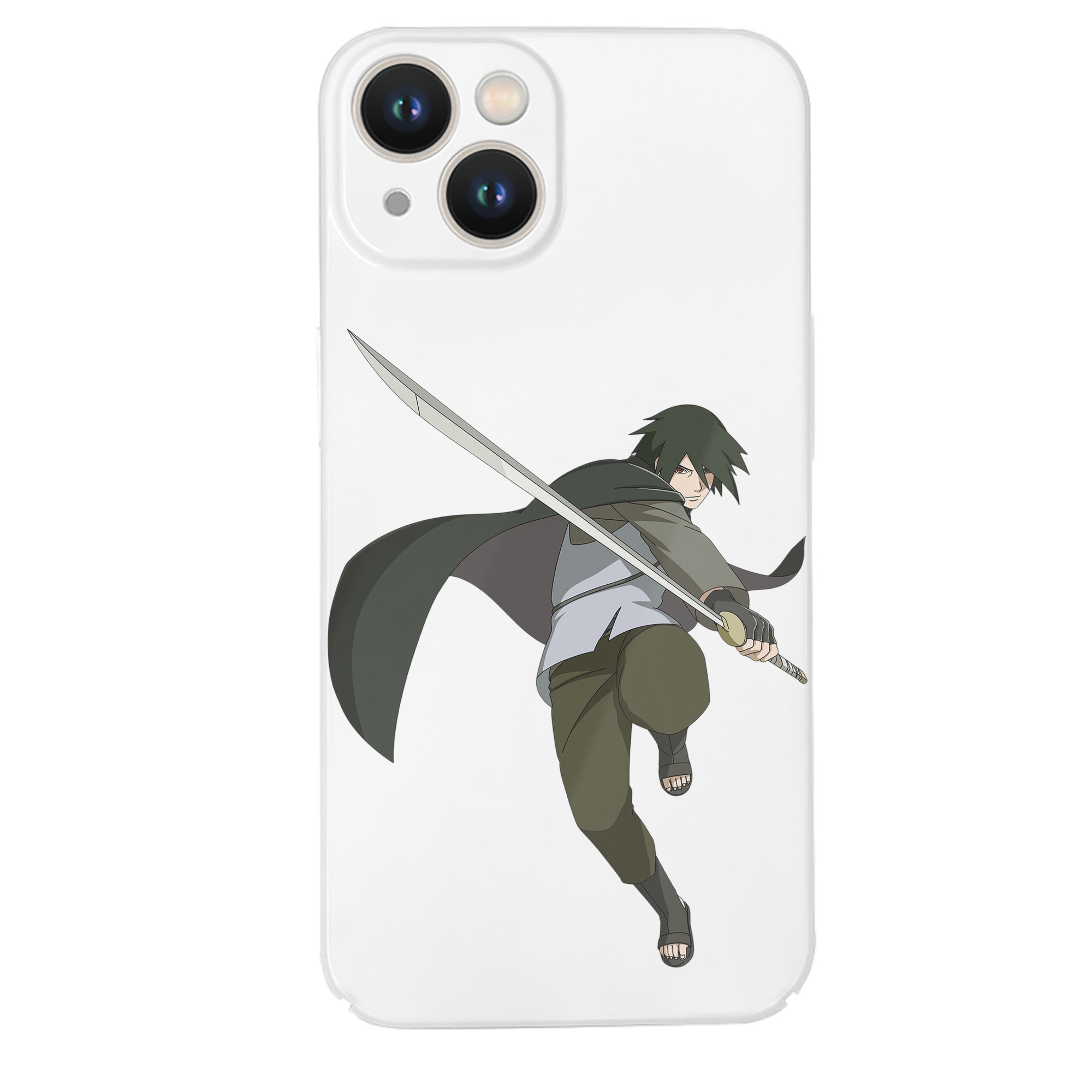 （画像用） NARUTO -ナルト- うちは サスケ Uchiha Sasuke 【iPhone 14シリーズ対応】ハードケース